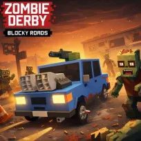 Zombie Derby: Blocky Roads
